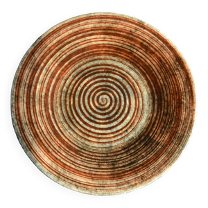 plat en céramique vintage