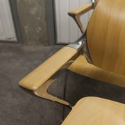 Lot of 6 "Golf" model chairs designed by Francesco Zaccone for the Brunner brand