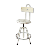 Chaise pivotante blanche