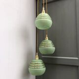 Vintage tulip waterfall pendant light in granite glass