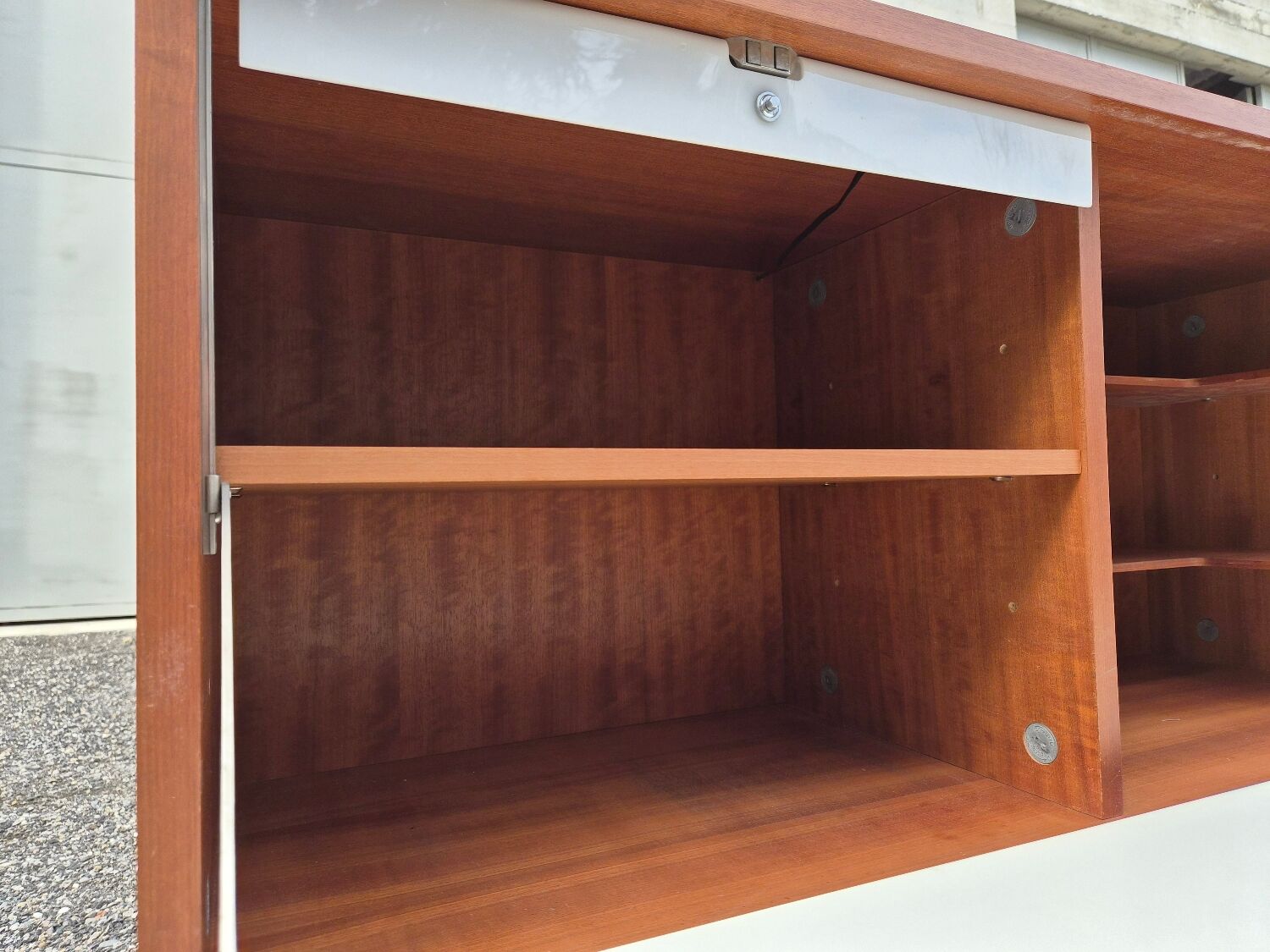 Buffet bar enfilade moderniste Paolozzi Monopoly vintage années 60