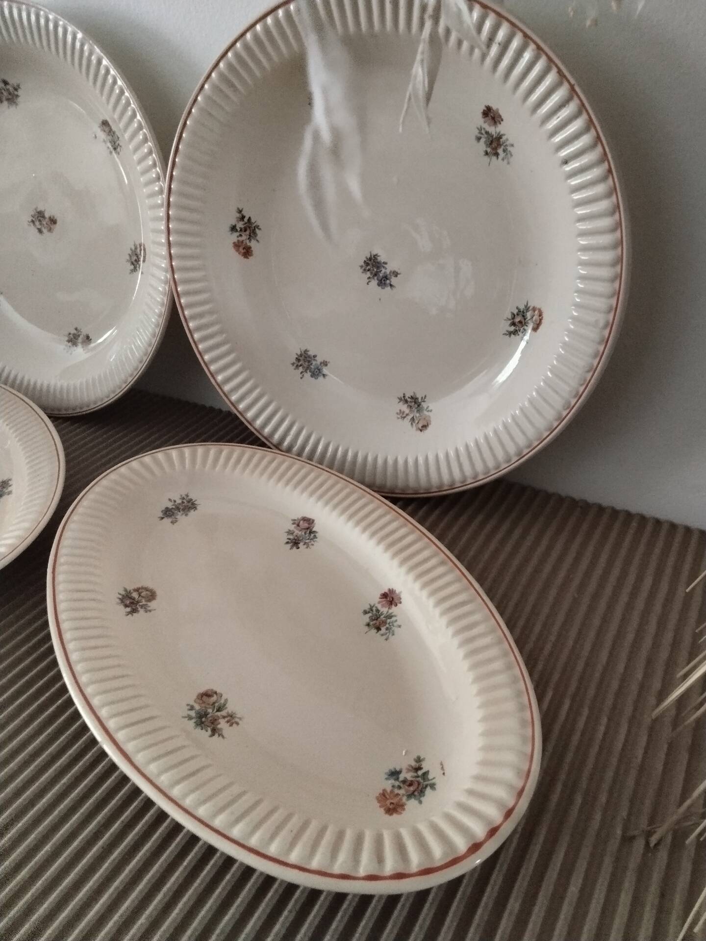 vintage tableware Varene Frères Paris - Garden of France