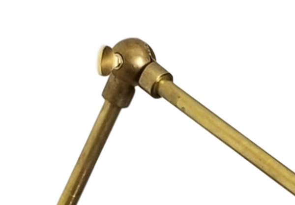 Applique murale italienne bras articulable noir