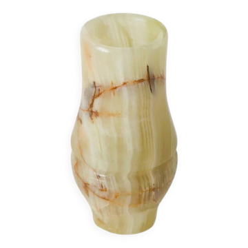 Mini vase en albâtre, beige, 1970