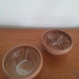 Set of 2 sandstone bowls