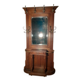 Walnut coat rack wardrobe