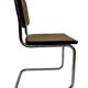 Cesca chair b32 model in chrome and black by Marcel Breuer