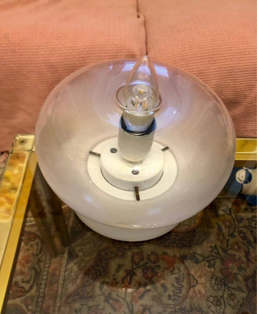 lampe verre italie roberto pamio ou giusto toso