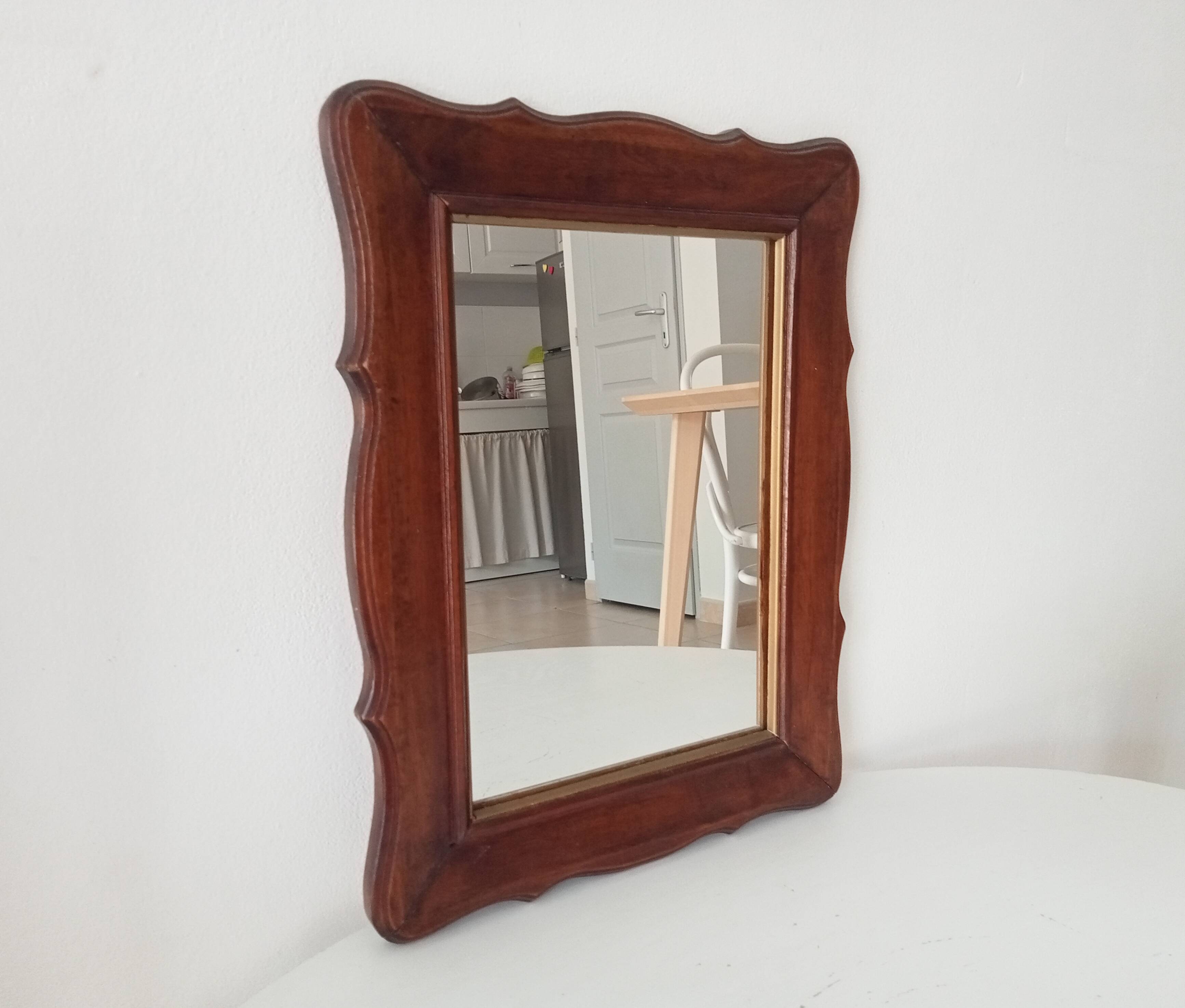 Rustic vintage mirror chic countryside
