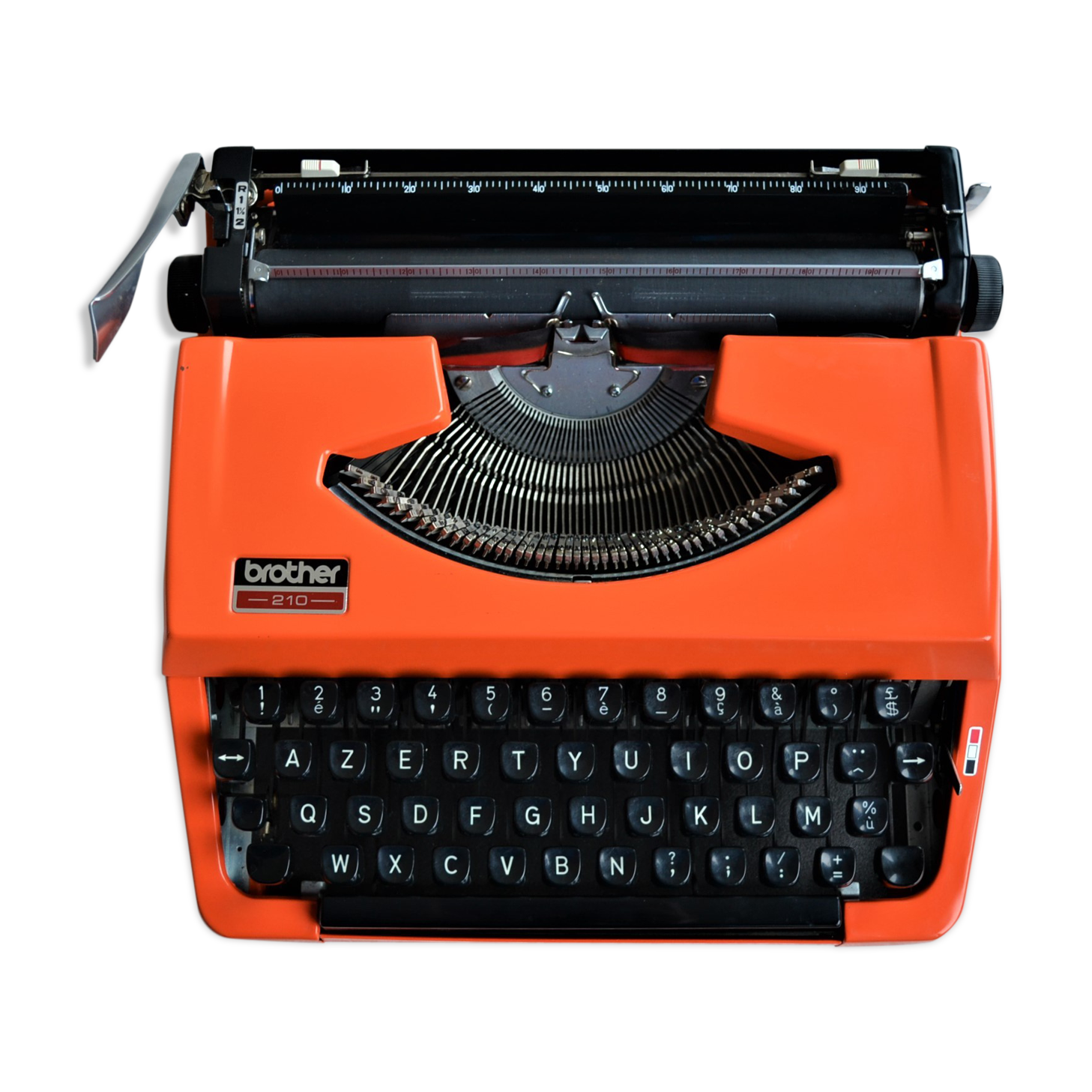 Brother 210 - 1970 orange typewriter
