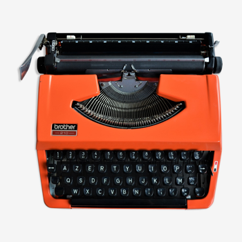 Brother 210 - 1970 orange typewriter