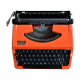 Brother 210 - 1970 orange typewriter