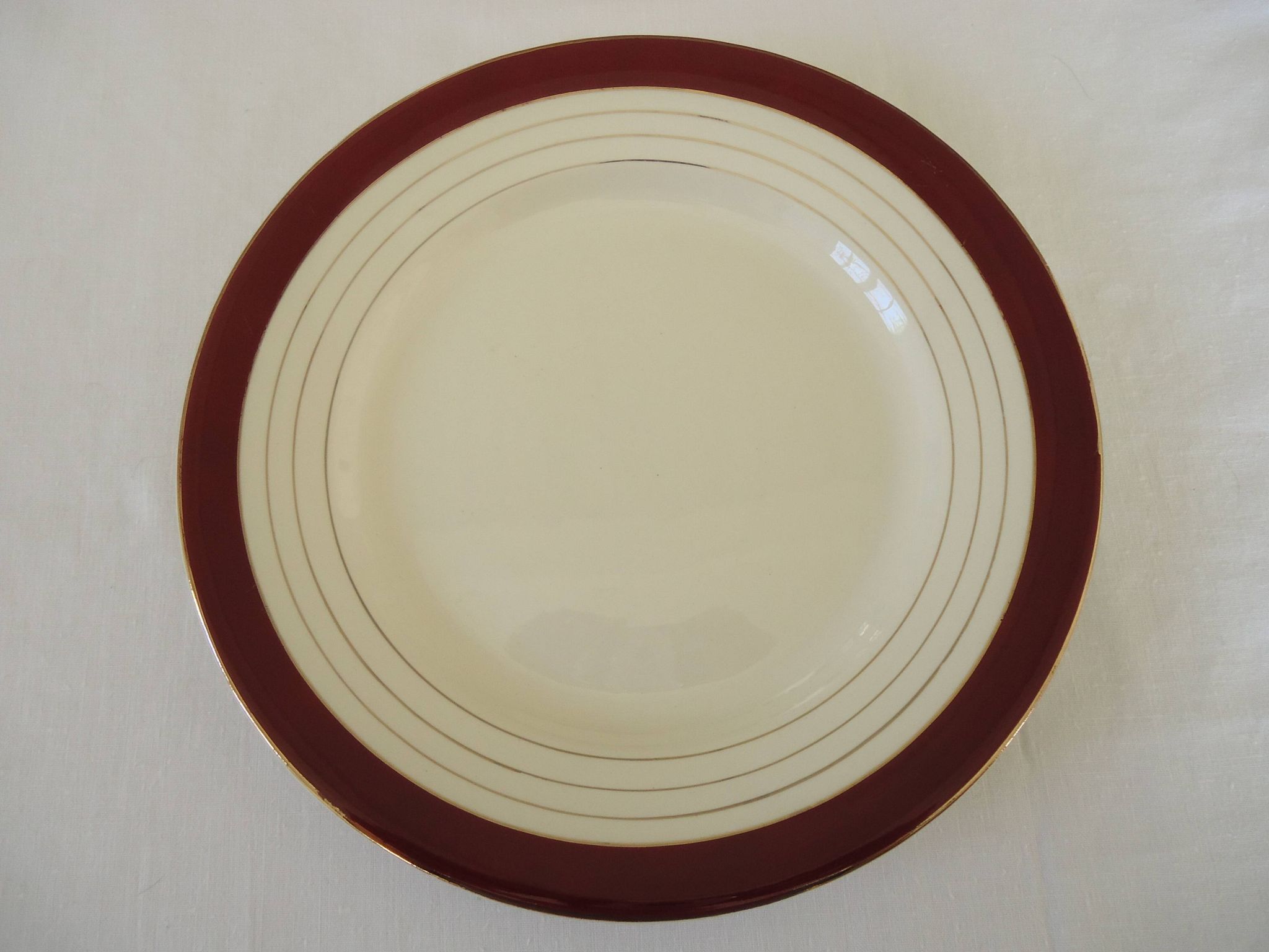 Assiettes plates porcelaine opaque digoin sarreguemines modèle pasteur