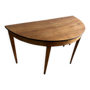 Paire de consoles demi-lune, XIXe siècle