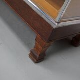 Vintage British maple & oak haberdashery cabinet or shop counter, 1930s