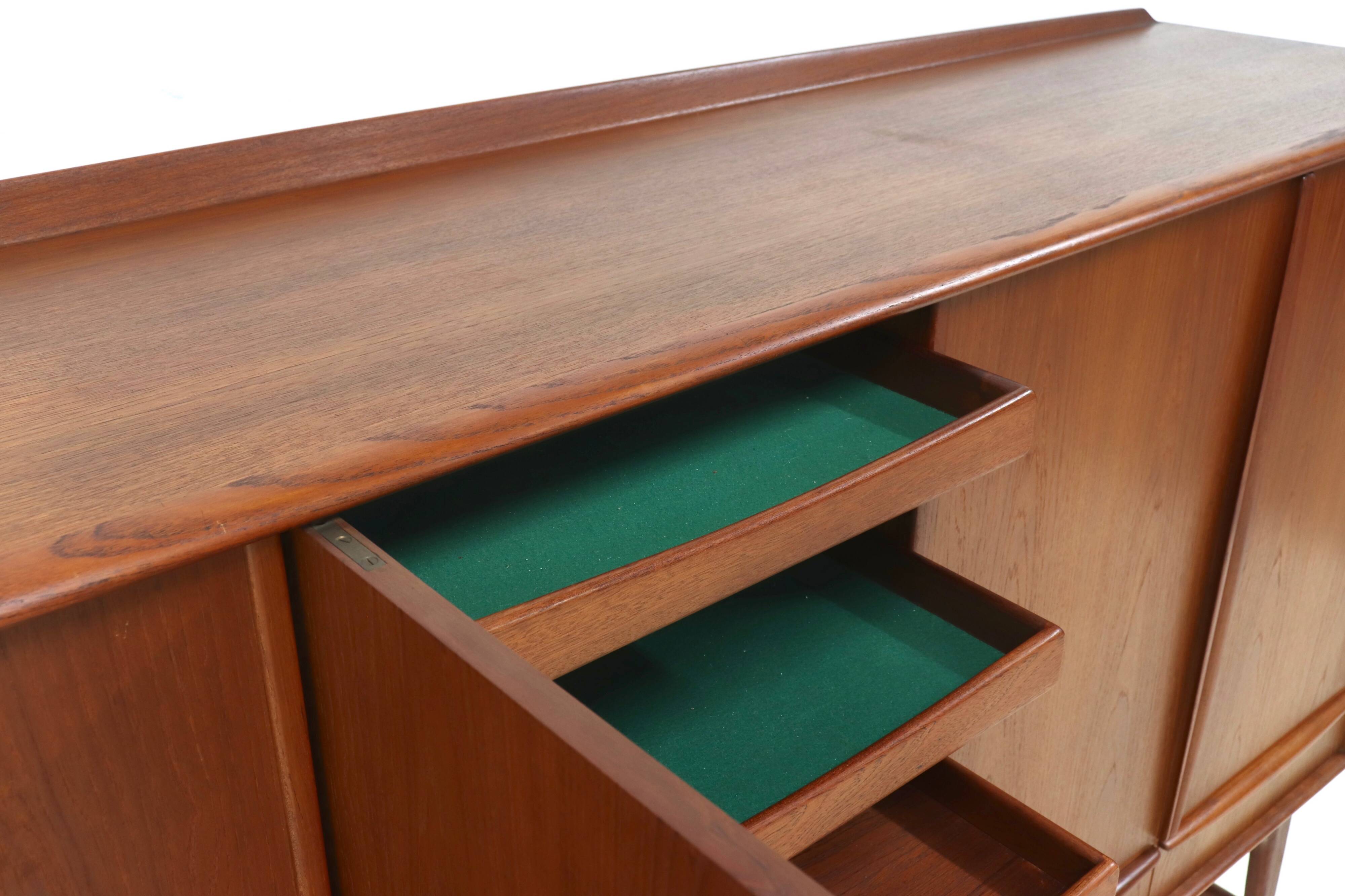 Teak Highboard by Svend Aage Madsen for K. Knudsen & Søn 1950s