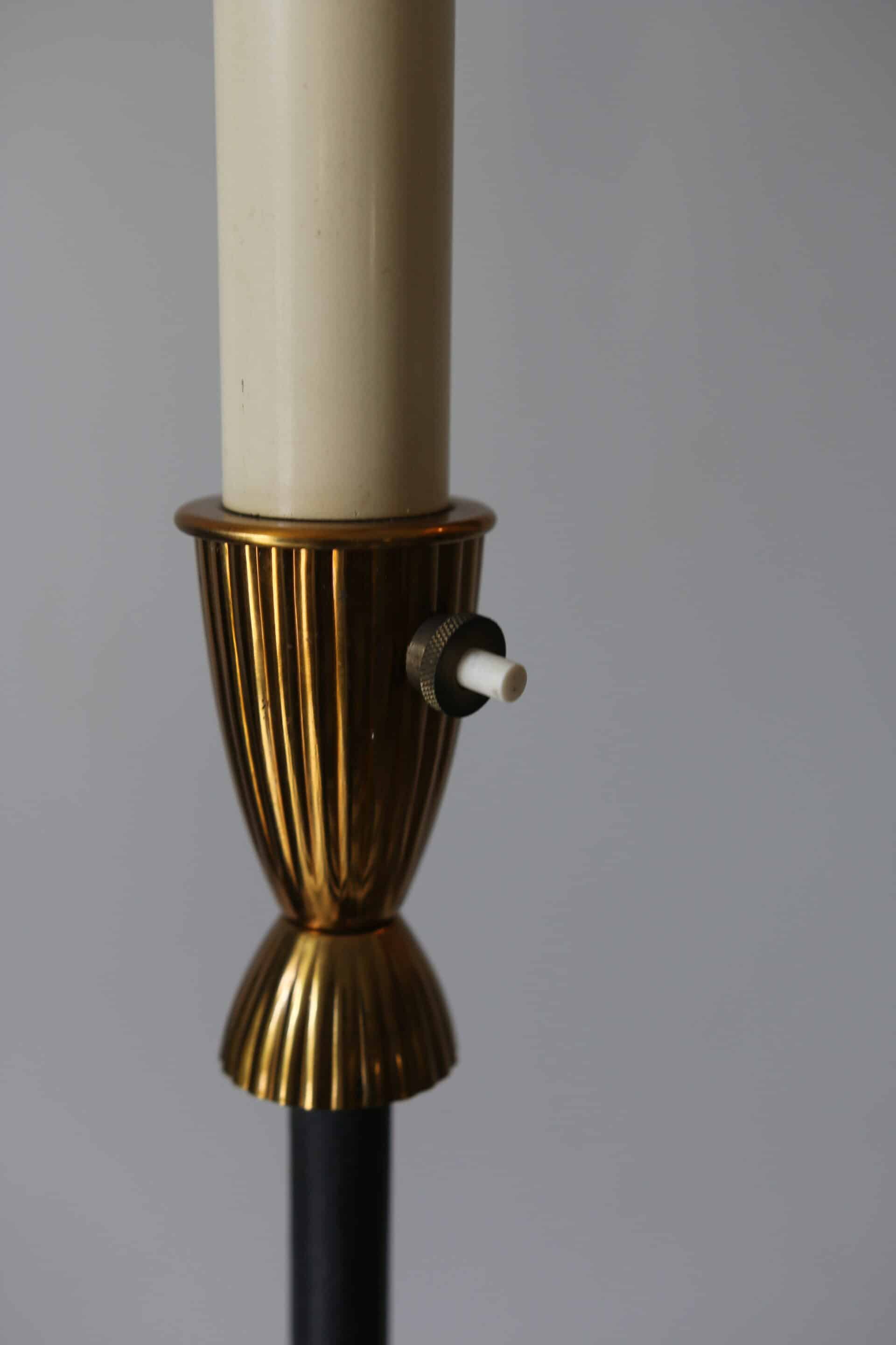 Large Art Deco retro floor lamp, 1920s