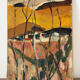Paysage du sud ouest, huile sur toile