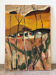 Paysage du sud ouest, huile sur toile