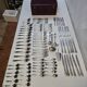 Mid-20th Century Silver Metal Cutlery Set