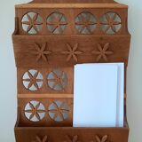 Wooden letter holder