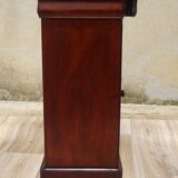 Louis-Philippe bedside in flamed mahogany