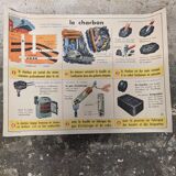 Affiche Scolaire MDI - Le charbon / La craie