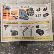 Affiche Scolaire MDI - Le charbon / La craie