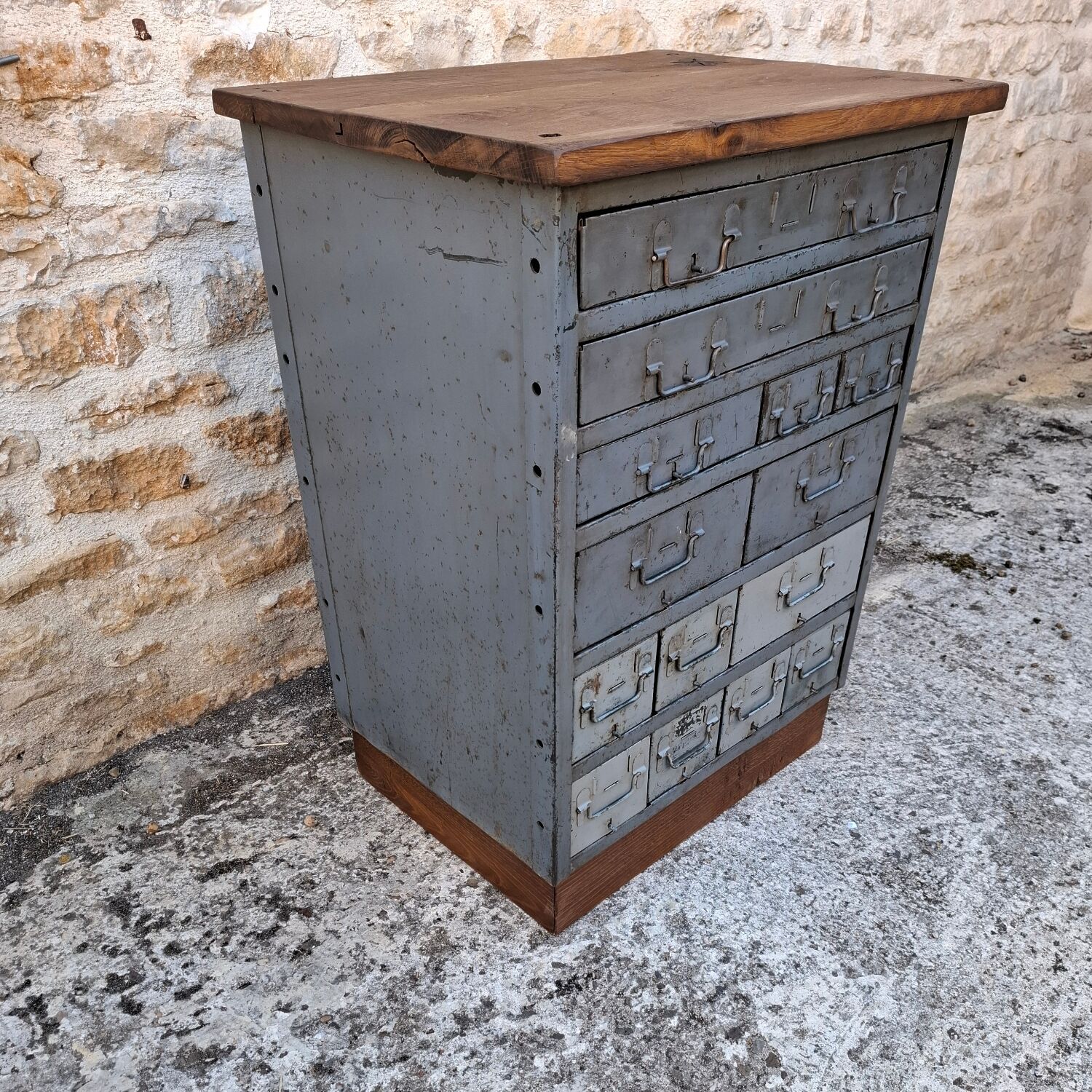 Military metal drawer cabinet