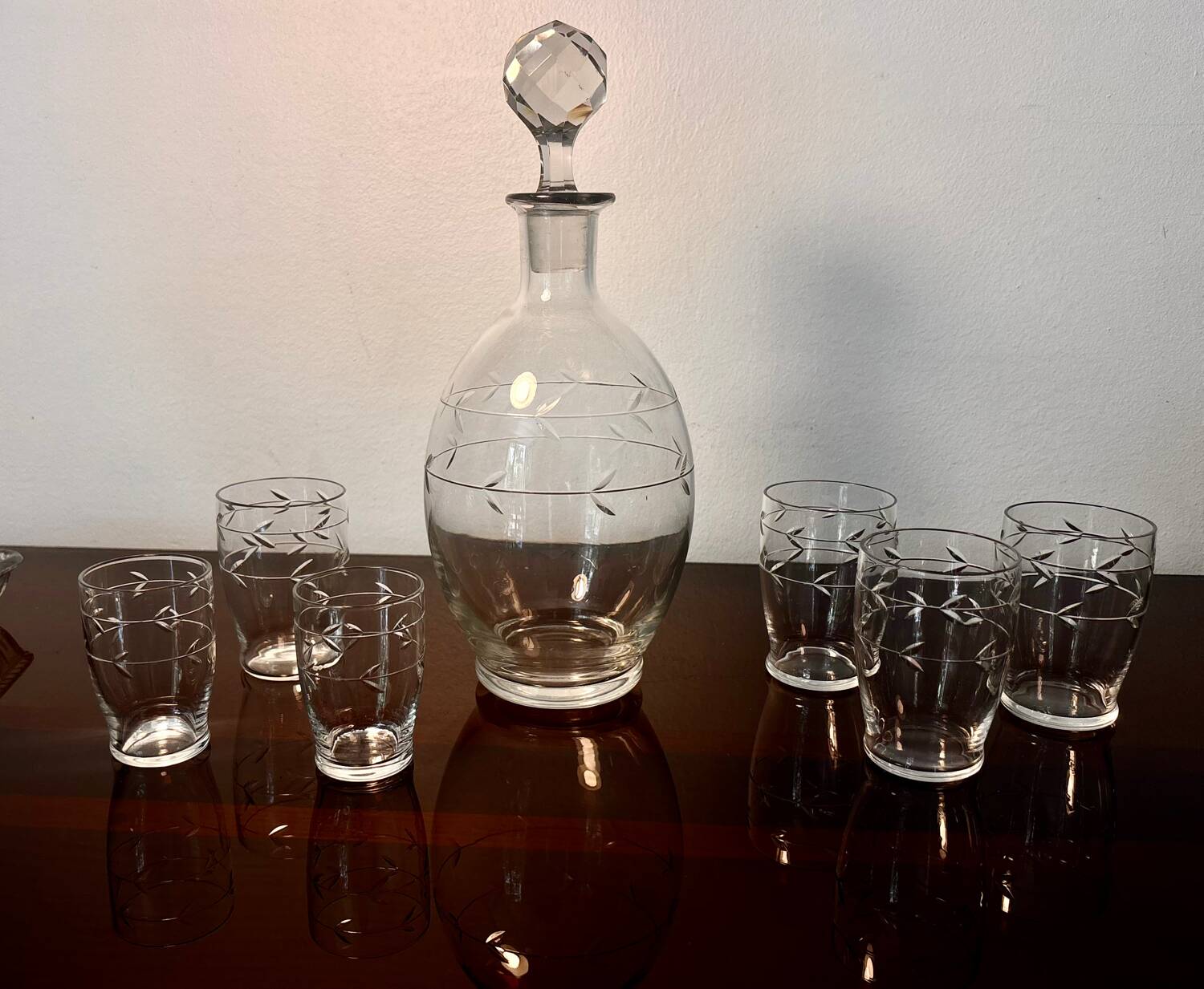 Porto service Baccarat 7p. M. Longchamp