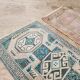 Vintage handmade Turkish rug 55x92 cm