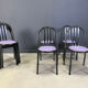 Ensemble de chaises Nr 222 par Robert Mallet-Stevens, années 1980, ensemble de 8.