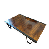 Industrial coffee table type SNCF pallet