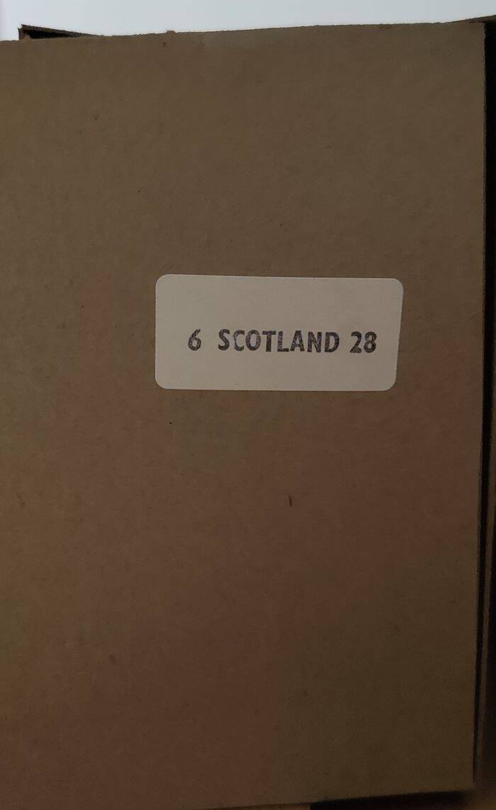 6 glasses Scotland of 28 cl