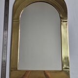 Brass mirror by Frankie d'Homborchveld, unique piece, 60 x 35 cm
