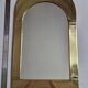 Brass mirror by Frankie d'Homborchveld, unique piece, 60 x 35 cm