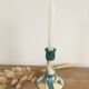 Handmade ceramic candle holder