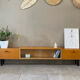 Vintage wooden row from the 50s-60s