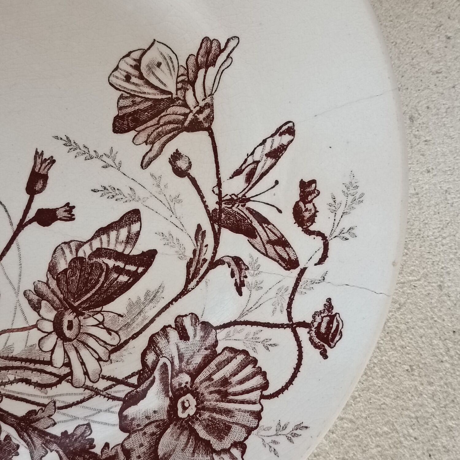 2 plates earth of iron E. Bourgeois and Salins