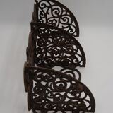 Vintage cast iron angle shelf