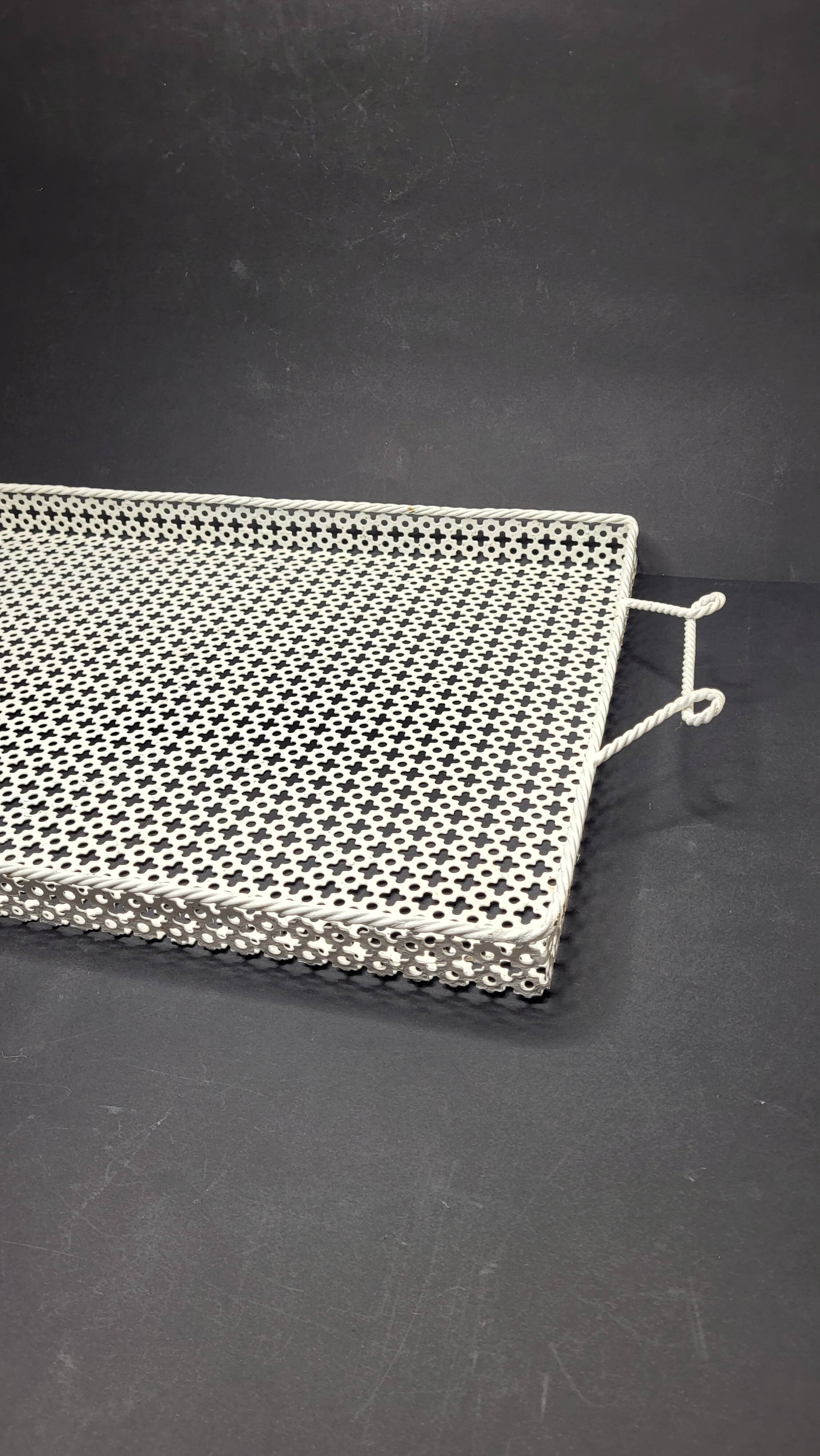Perforated metal tray Matégot
