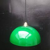 Green opaline pendant light