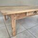 Oak coffee table