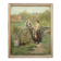 Tableau HST "La conversation au jardin" XIX° siècle