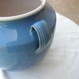 Blue ceramic pot
