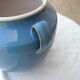 Blue ceramic pot