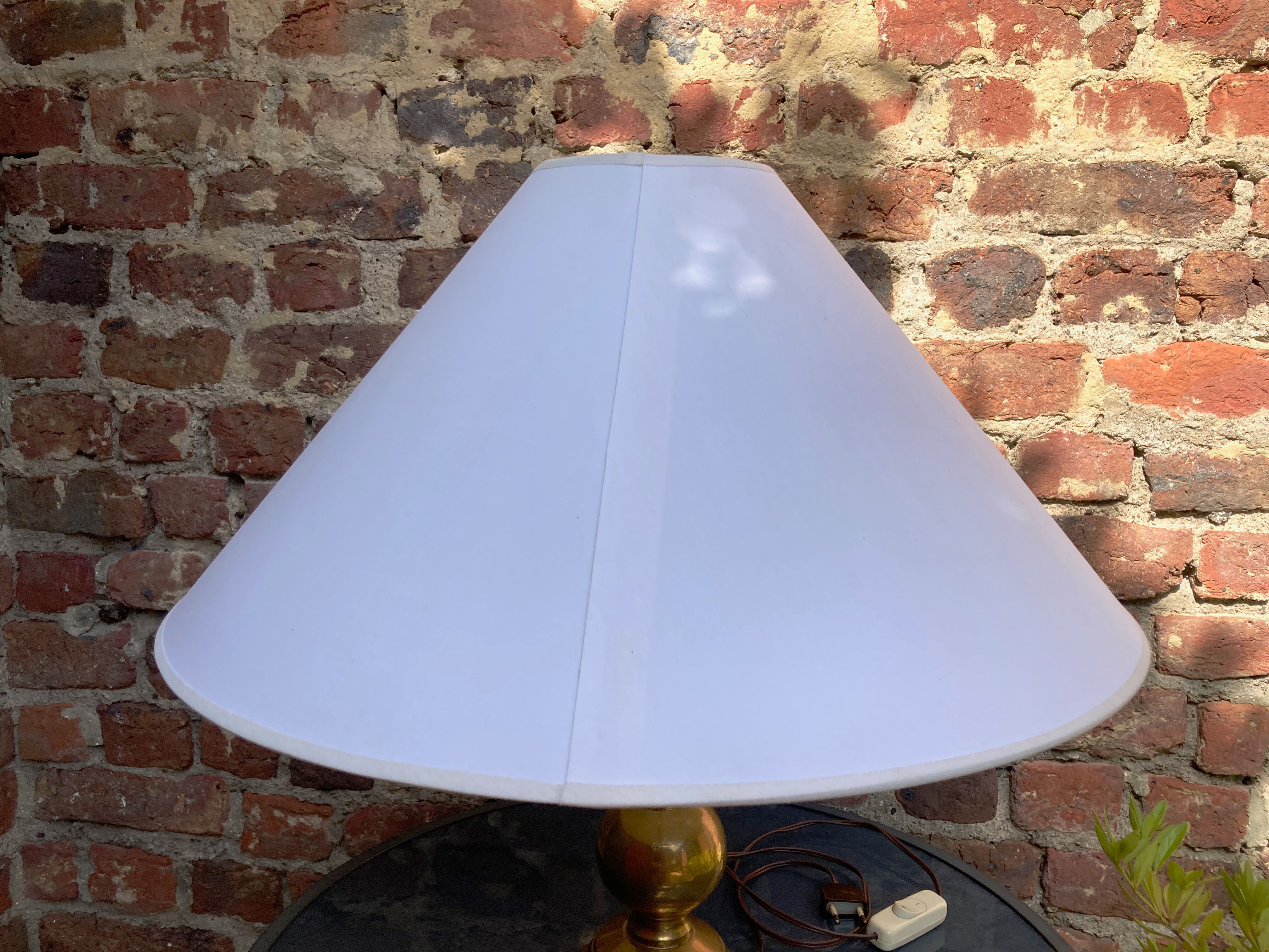 Vintage brass table lamp