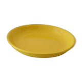 Niderviller round dish, yellow, 1970/80, vintage