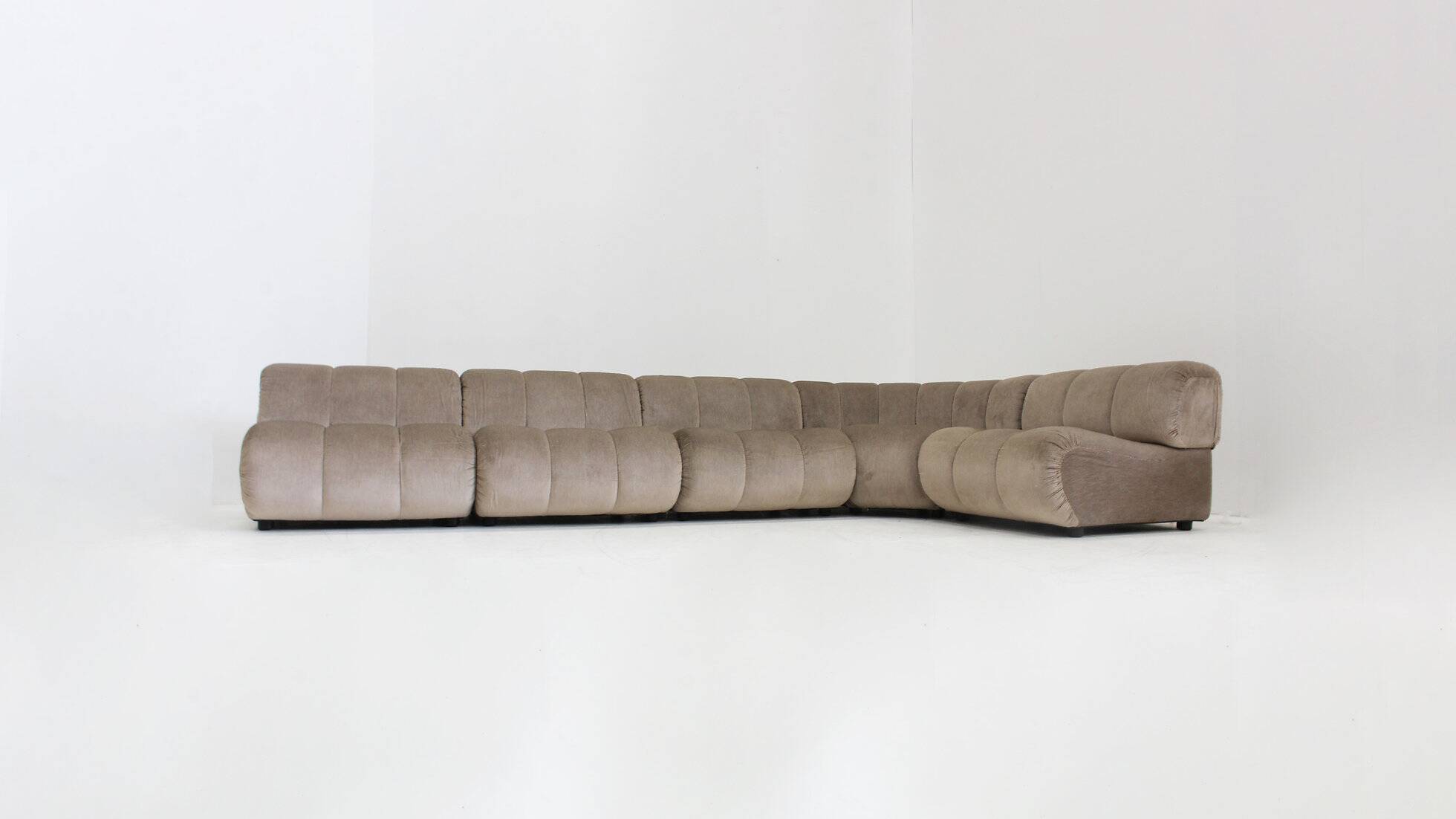 Vintage Italian Giuseppe Munari modular sofa, Italy, 1970s