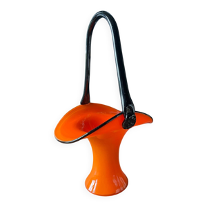 Vase en verre soufflé - art